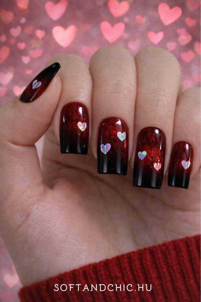 valentines nails 14